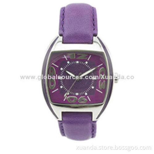 Fashion watch, latest fashion stainless steel case, with water resistor, hot selling